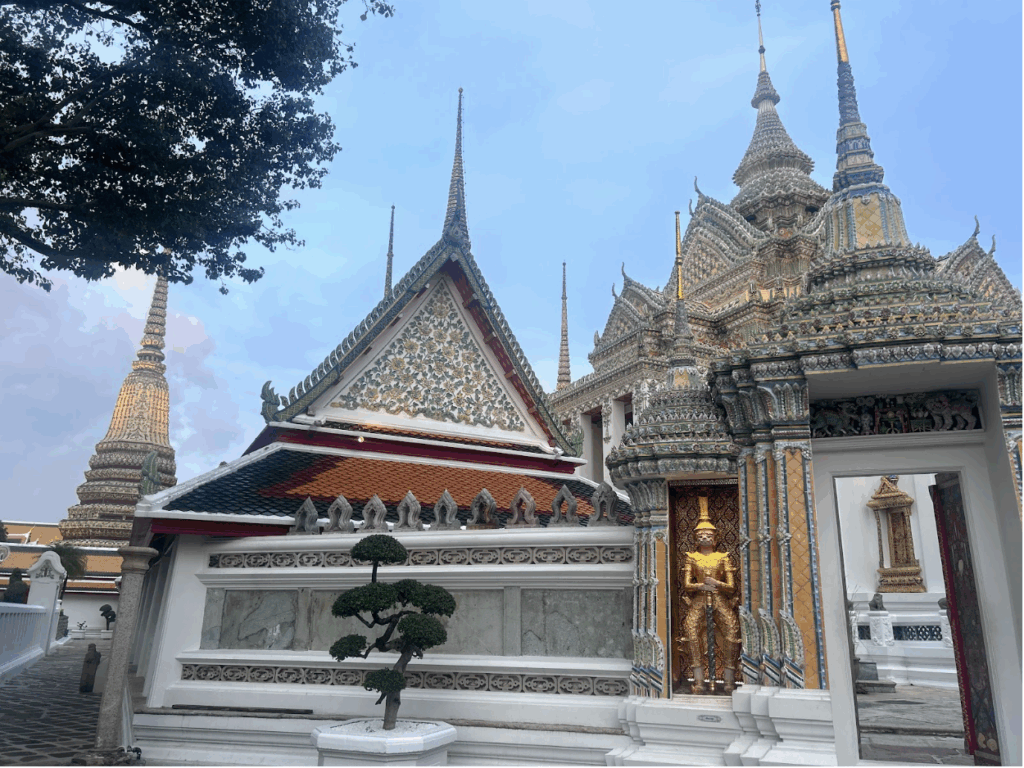 A temple at Dusk in Thailand