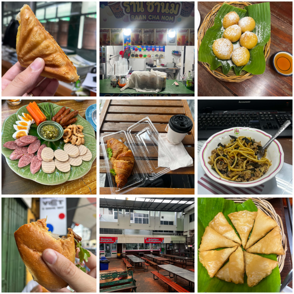 Teacher Colin with Sine Education - monthly expenses and budget for living in Bangkok, Thailand - food